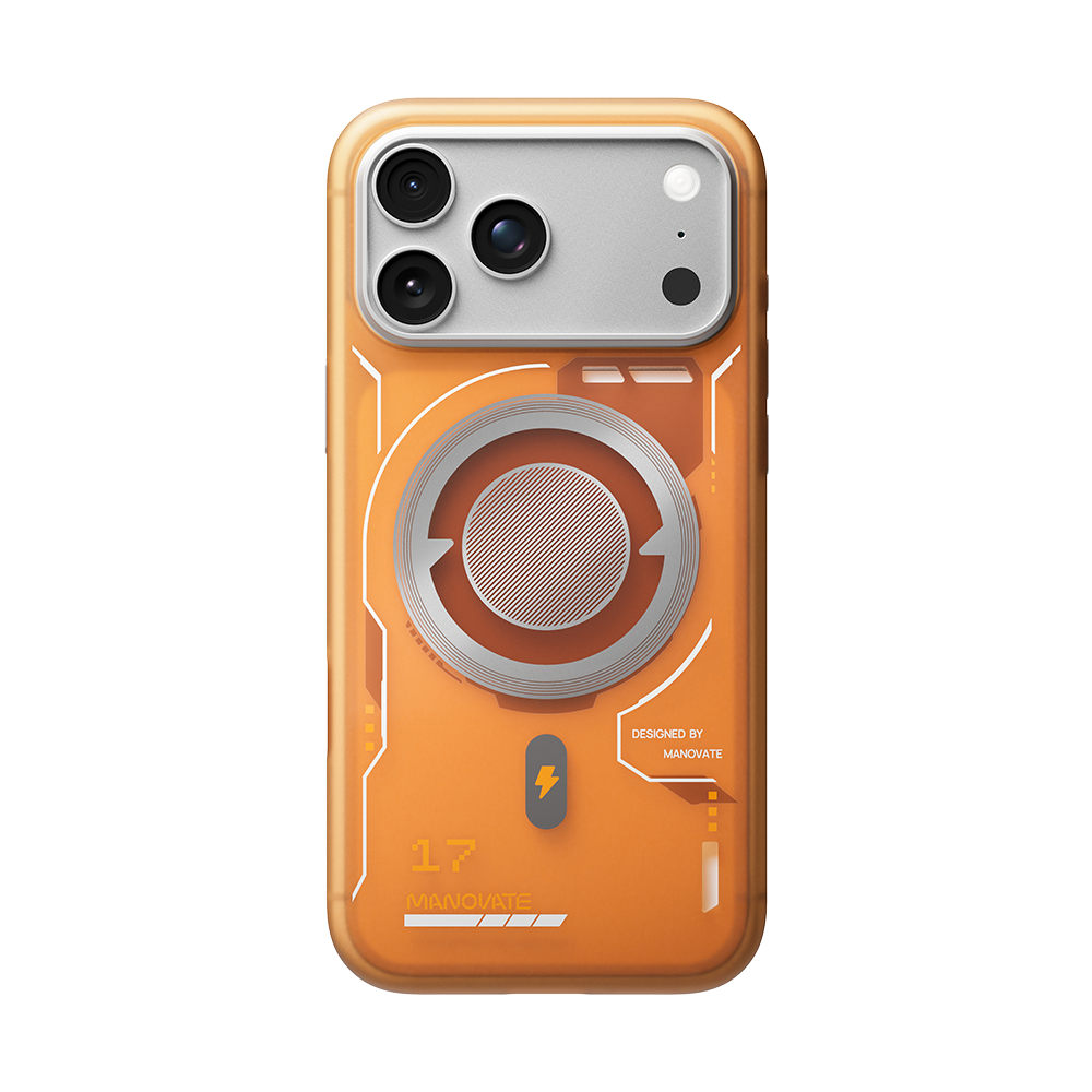 TrueMist Protective Case for iPhone 17 Pro Max – OrangeMist